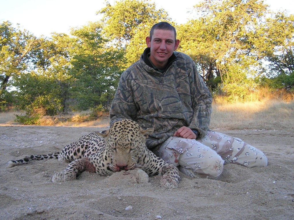 Leopard taken in Northern Namibia, 2006