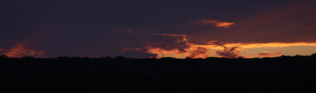 Sunset over the African Skys